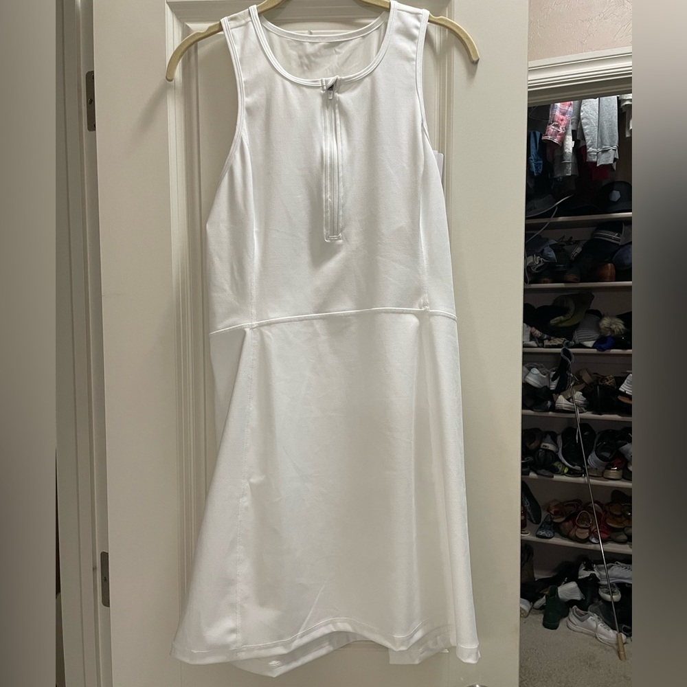 White athletic J.Crew dress